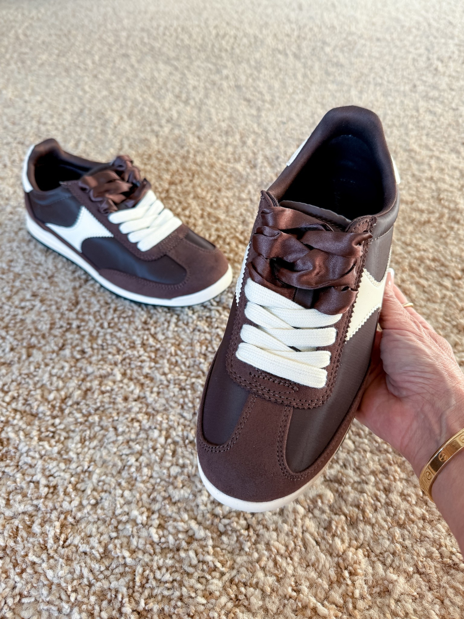 Target fall sneakers! These are so cute and insanely comfortable! TTS. Love the chocolate brown color! Comes with both laces.  

#LTKActive #LTKFindsUnder50 #LTKShoeCrush