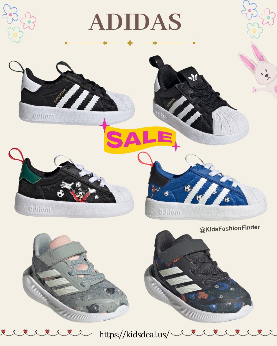 Adidas Superstar kids deal 👟✨

Classic shell toe style + cute Disney designs 🐶⚽
Goofy & soccer styles are SO adorable 💕

On sale + extra 30% OFF
Code: MARCH 🎉

#adidas #superstar #disneykids #goofy #kidsfashion #sneakerdeal #backtoschool #schoolstyle #kidsoutfits #momfinds 

 

#LTKmomlife #LTKTravel #LTKKids
