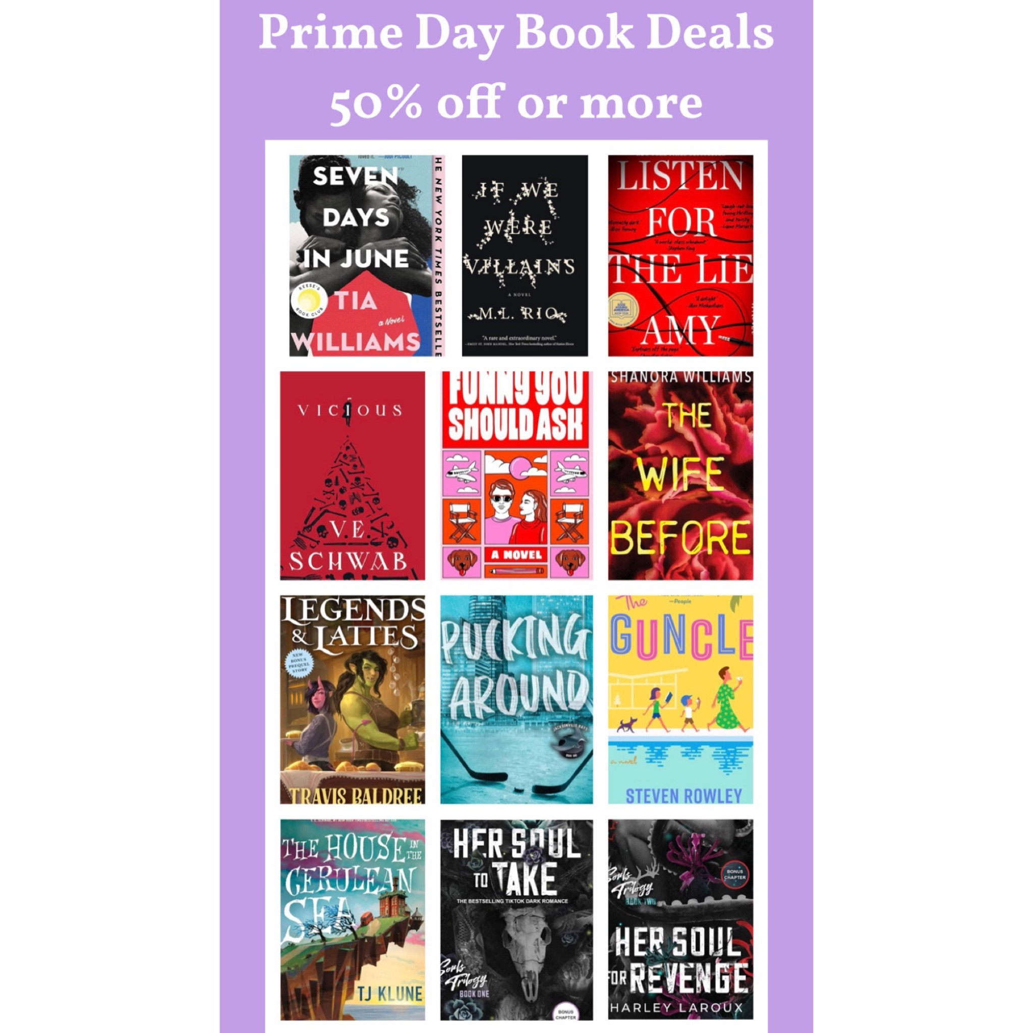 Prime Day Book Deals! 
50% off of more

#LTKSeasonal #LTKSaleAlert #LTKFindsUnder50