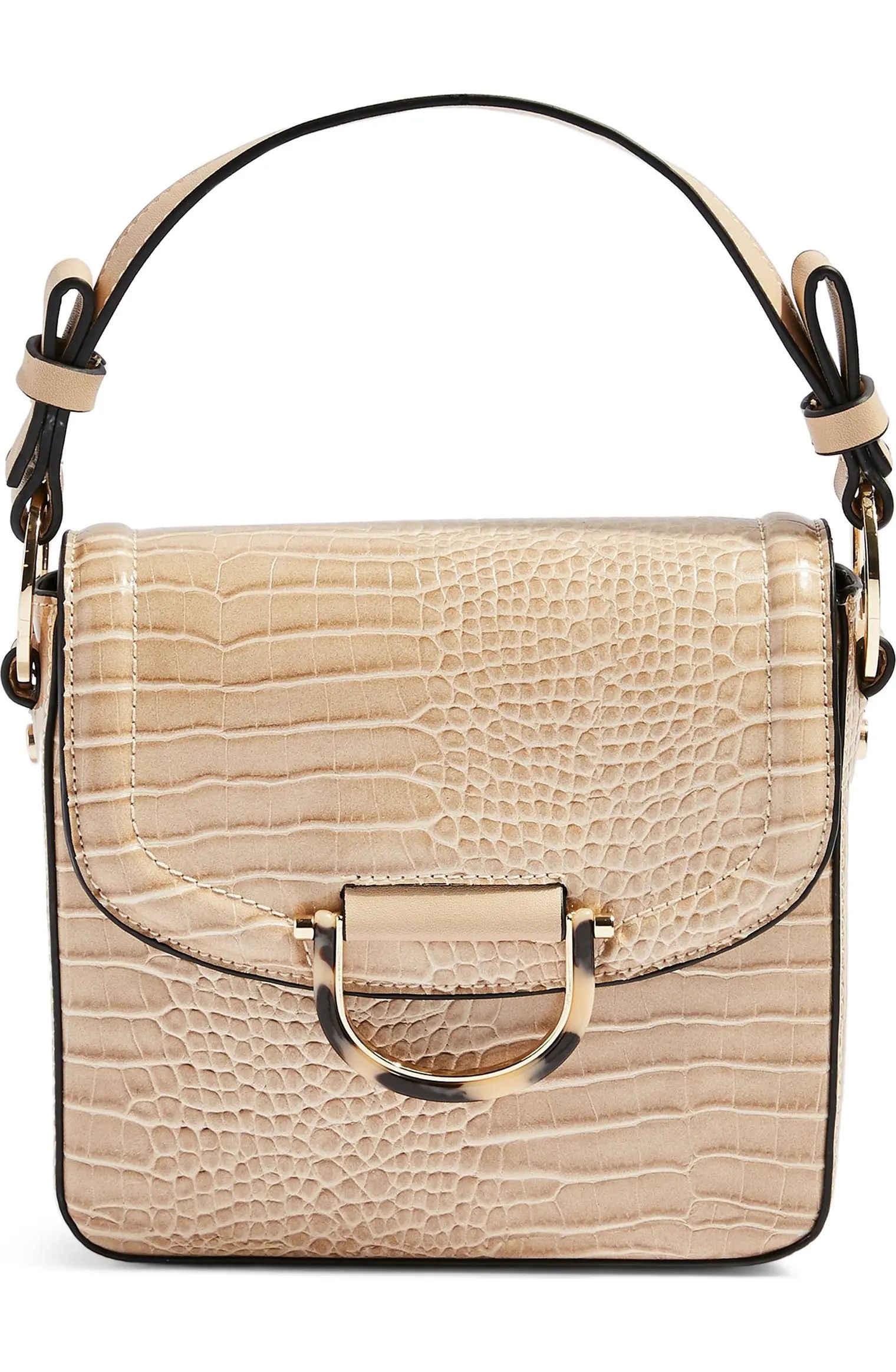 Carrie Croc Shoulder Bag | Nordstrom