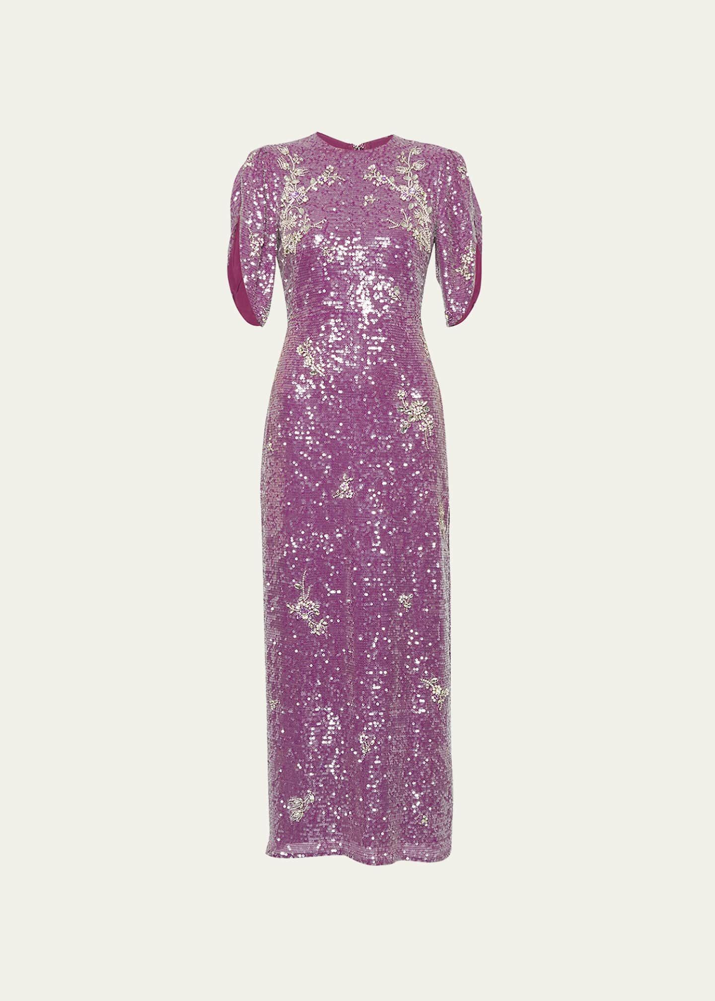 Erdem Sequin-Embellished Beaded Dress | Bergdorf Goodman