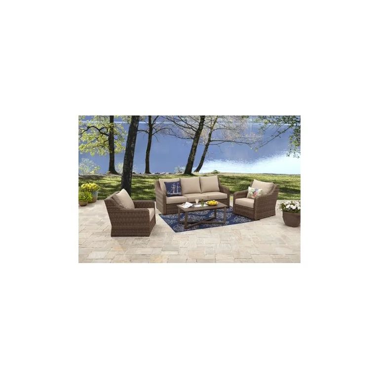 Better Homes & GardensBetter Homes and Gardens Hawthorne Park 4-Piece Sofa Conversation SetUSD$84... | Walmart (US)