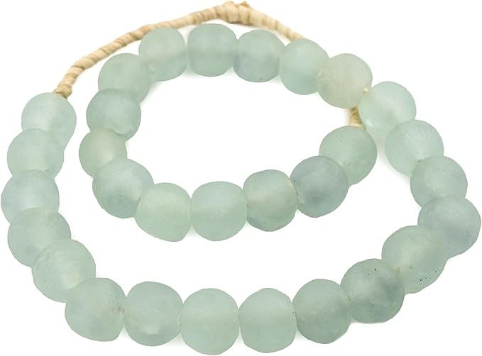 Jumbo Recycled Glass Beads, 21–25mm – African Sea Glass for Wall Hangings, Coffee Table Decor... | Amazon (US)