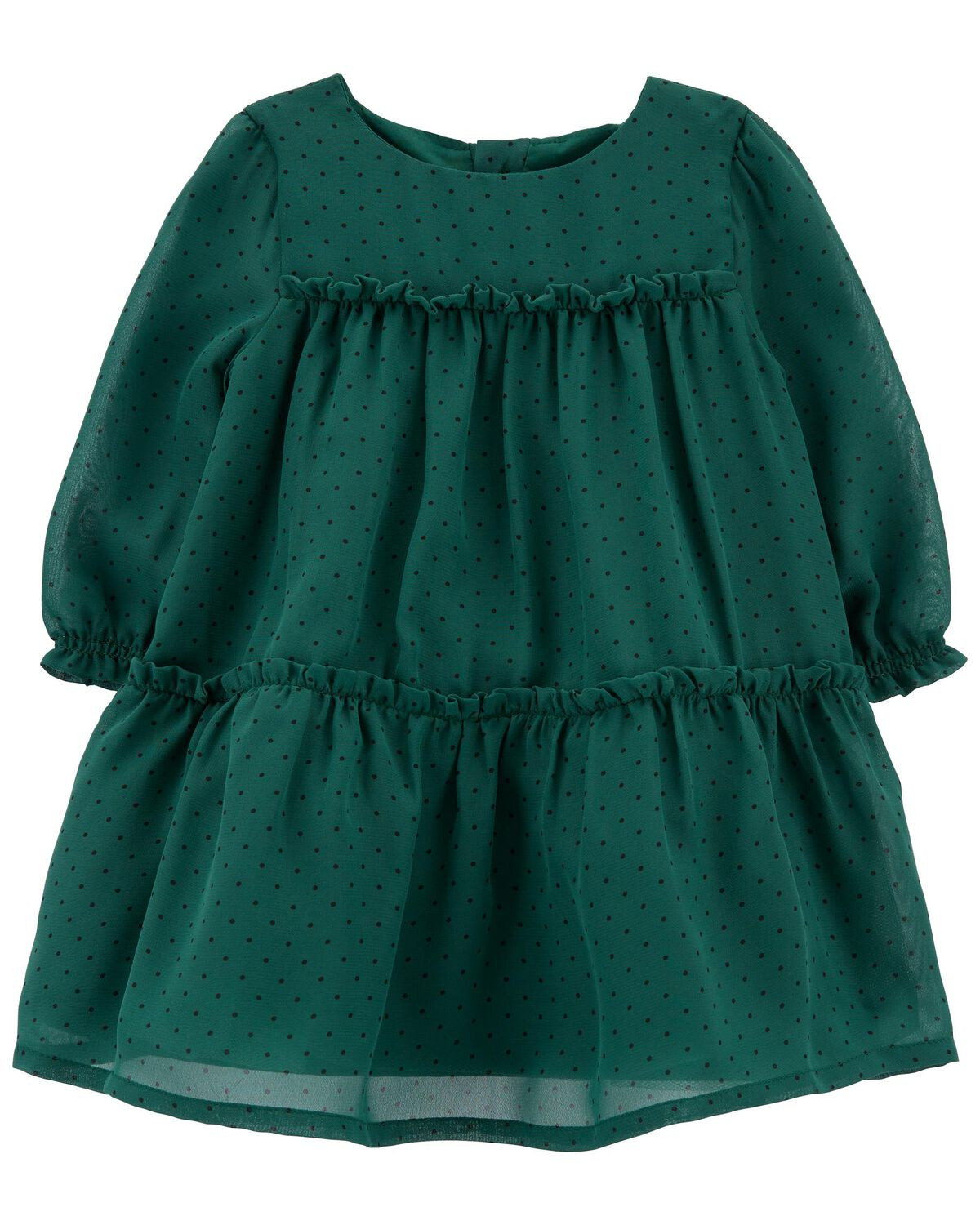 Baby Tiered Crepe Holiday Dress - Carter's | Carter's | Carter's Inc