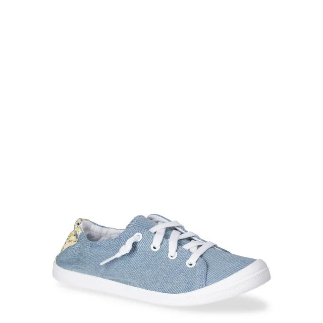 Time and Tru Women's Scrunch Back Slip-On Sneaker - Wide Width Available - Walmart.com | Walmart (US)