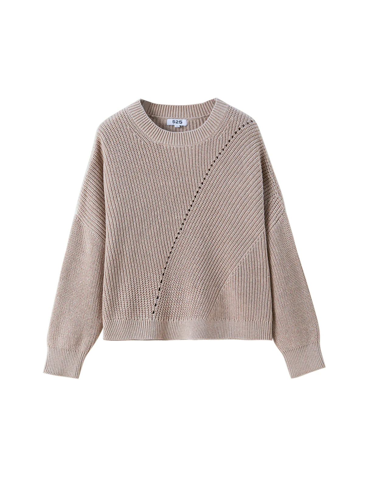 525 America Charli: Hi-Lo Crewneck Pullover | 525 America