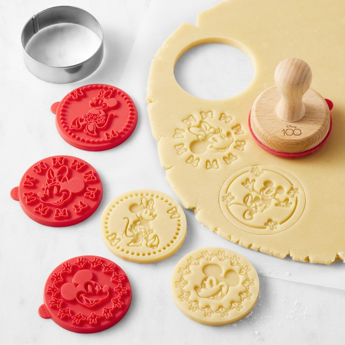 Disney© 100th Anniversary Silicone Cookie Stamps, Set of 4 | Williams-Sonoma