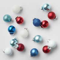16ct Mini Glass Ball Christmas Tree Ornament Set - Wondershop™ | Target
