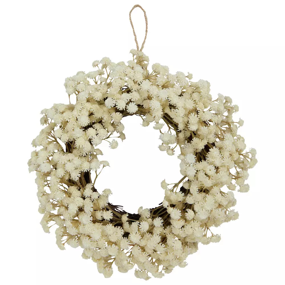 Buy Home Faux Mini Linium Wreath | Artificial flowers, plants and trees | Argos | argos.co.uk