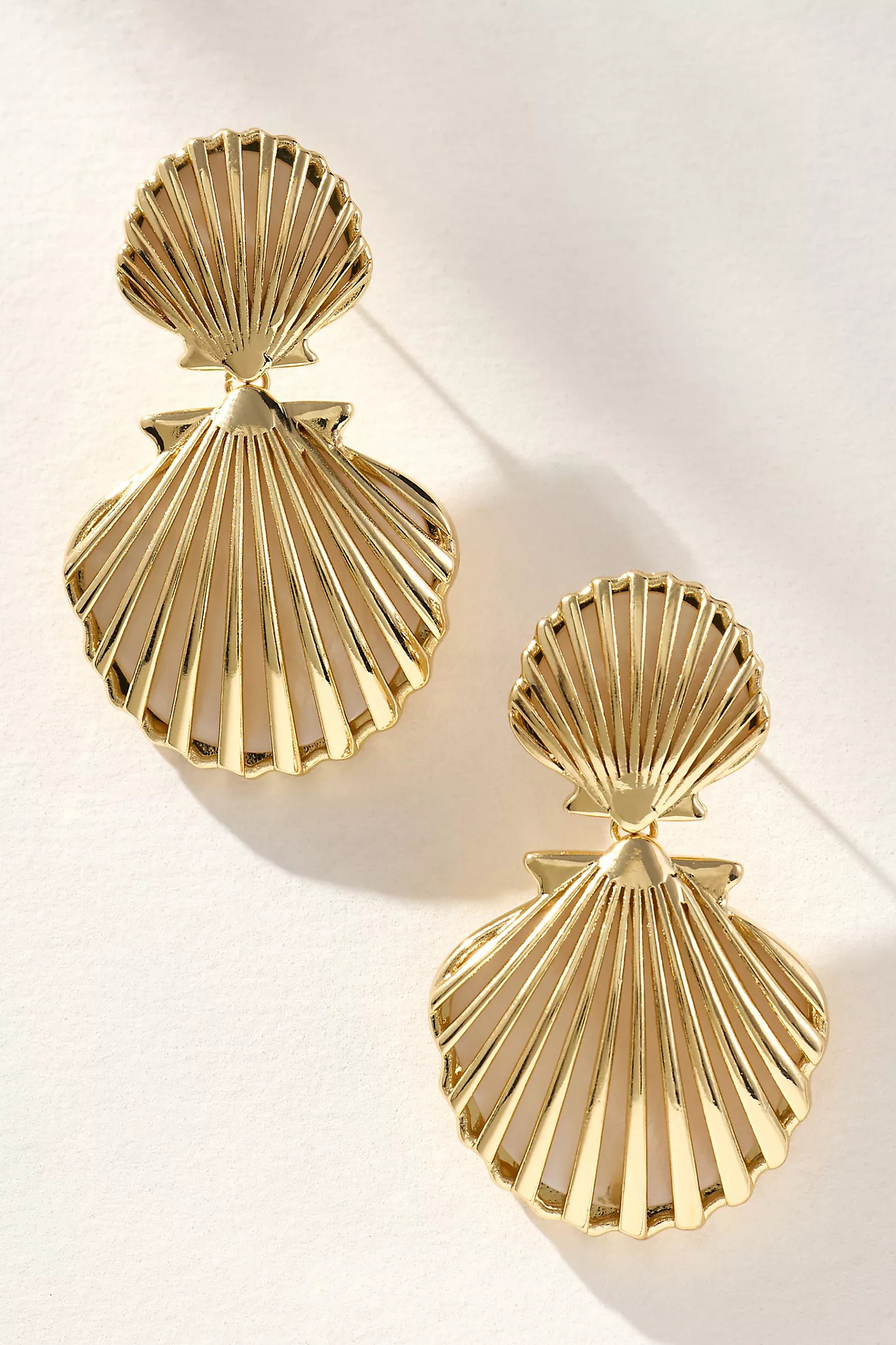 BaubleBar Marni Seashell Drop Earrings | Anthropologie (US)