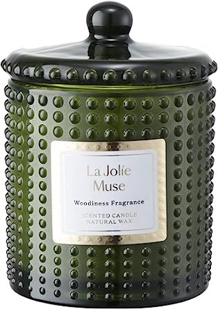 Amazon.com: LA JOLIE MUSE Scented Candles, Holiday Candles for Home Scented, Woodiness Fragrance,... | Amazon (US)