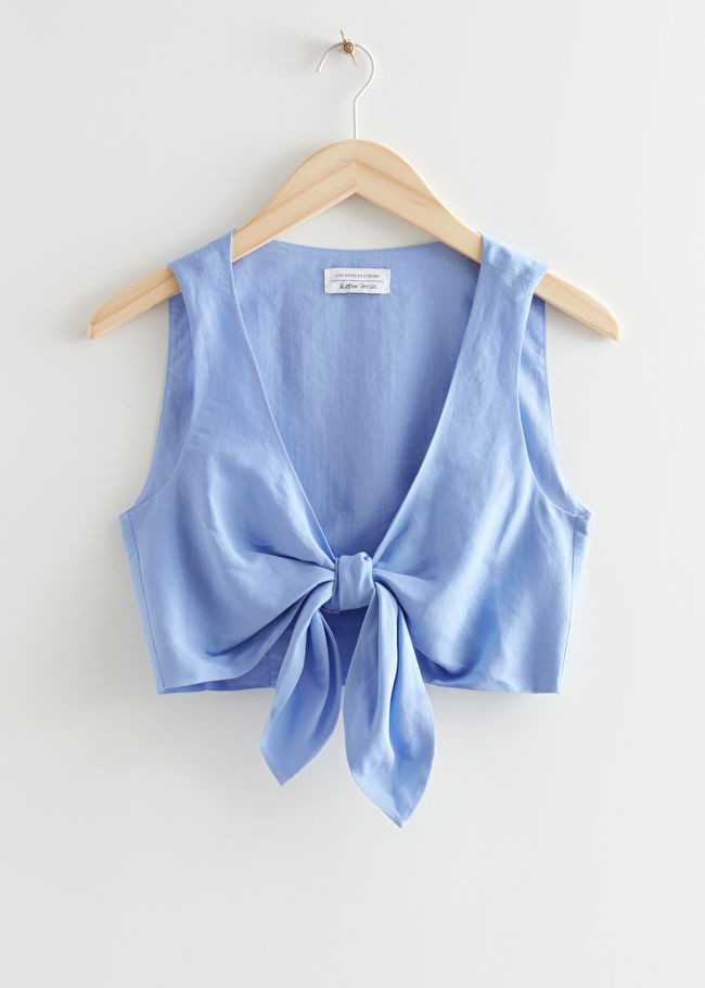 Cropped Tie Front Top | & Other Stories (EU + UK)
