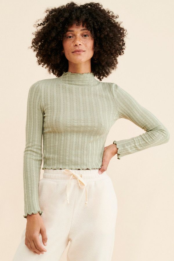 Lettuce Edge Long Sleeve Top | Nuuly