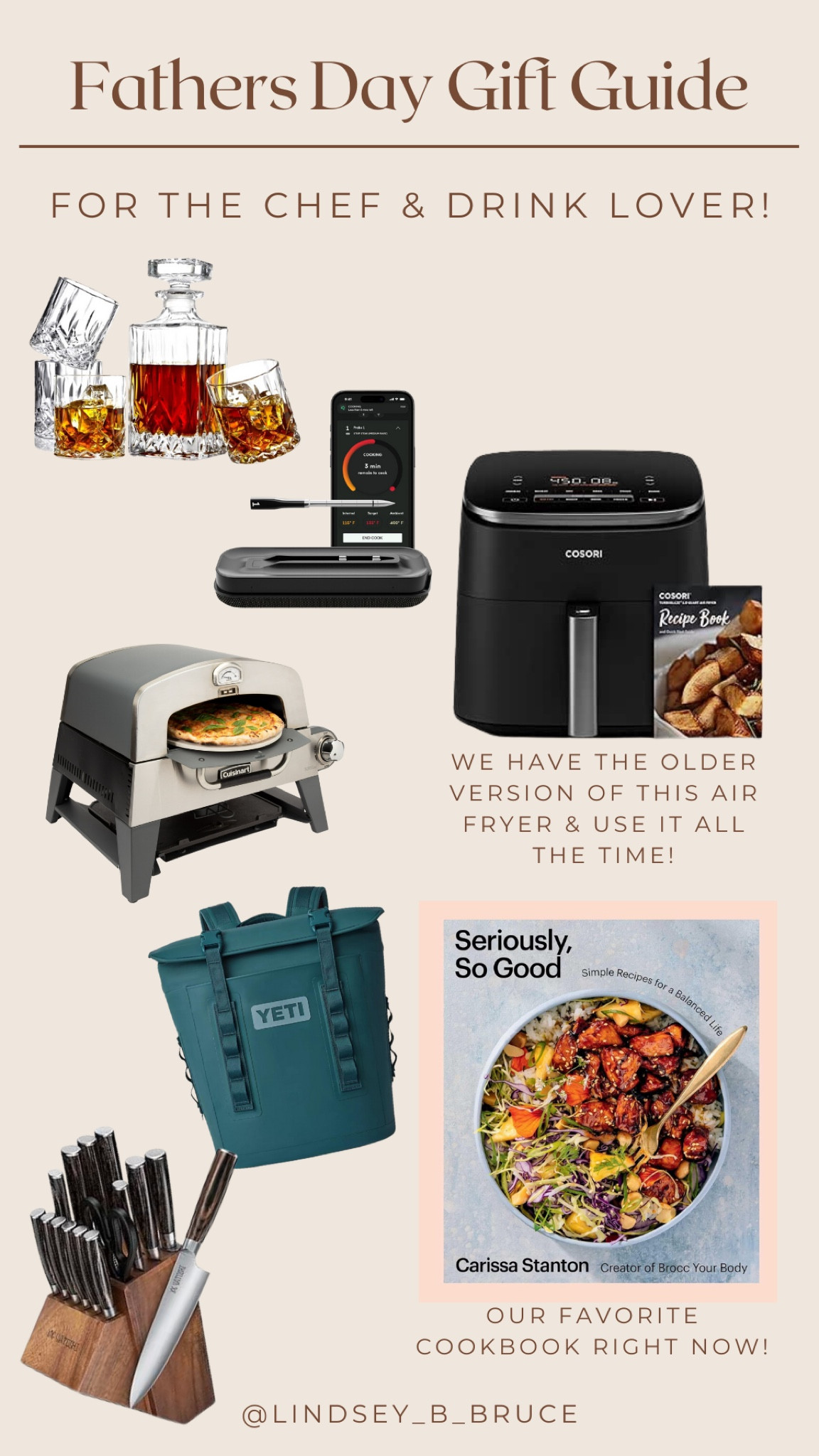 We are obsessed with this cookbook and air fryer! Perfect gifts for the man who likes to cook! 

#LTKGiftGuide