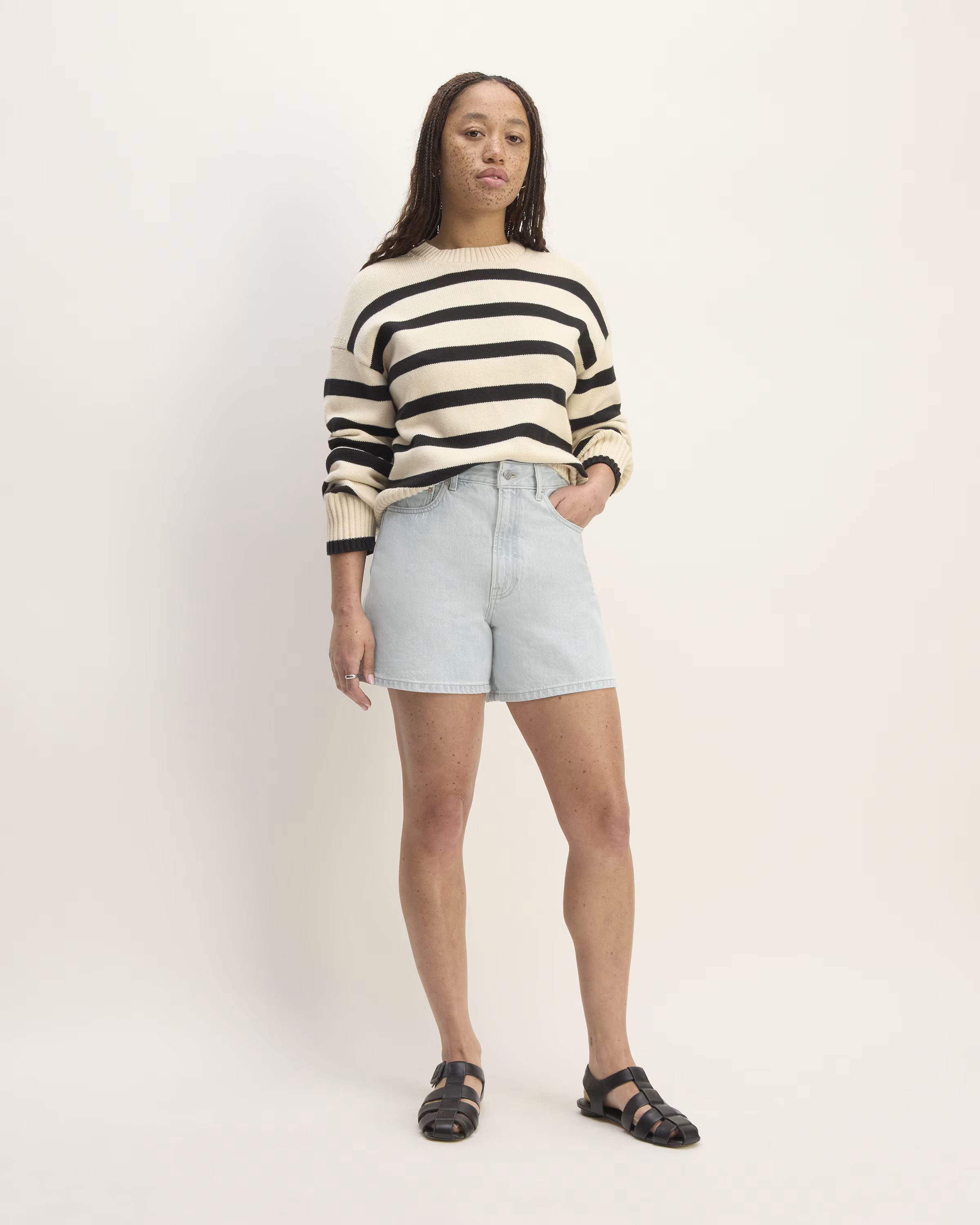 The A-Line Denim Short | Everlane