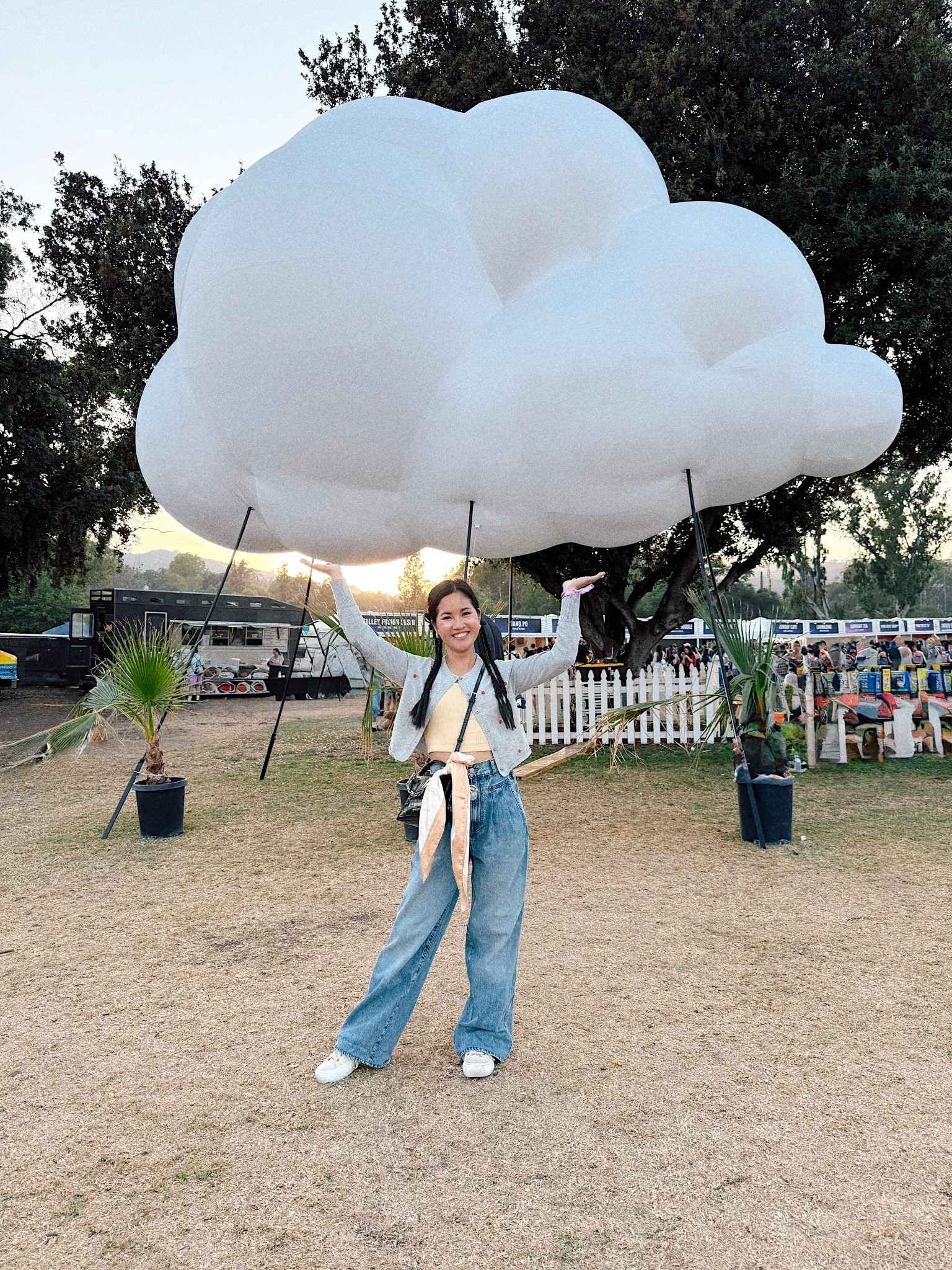 Head in the clouds outfit idea with casual jeans from Revolve, tank top qnd cardigan from Target 🫶 pair with a nice simple black crossbody from Charles and Keith 🖤 

#LTKSummerEdit #LTKStyleTip #LTKItBag