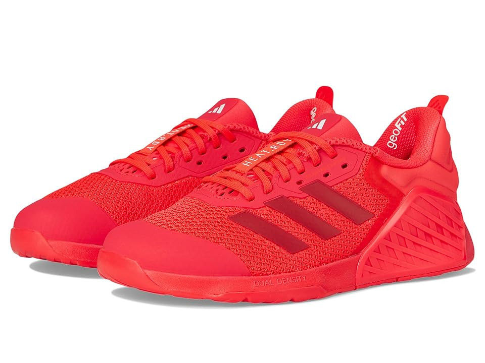 adidas Dropset 3 Trainer Athletic Shoes Lucid Red/Lucid Red/Lucid Red : Men's 10 - Women's 11 Medium, Rubber/Synthetic | Zappos