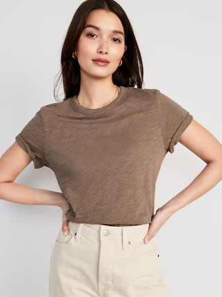 EveryWear Slub-Knit T-Shirt for Women | Old Navy (US)