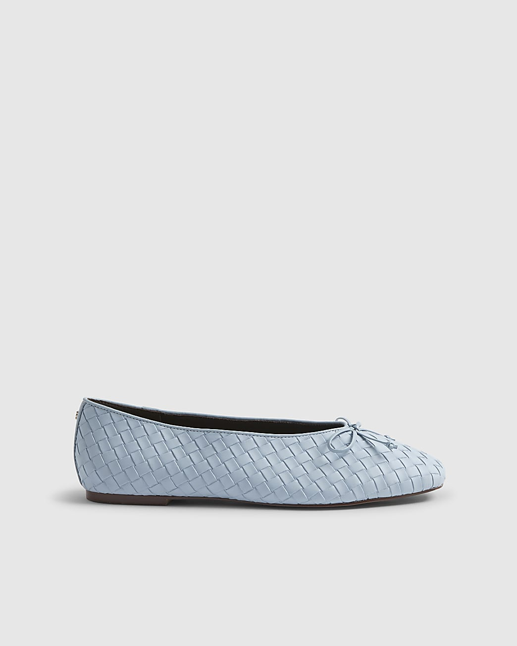 Blue Woven Ballet Pumps | River Island UK & IE
