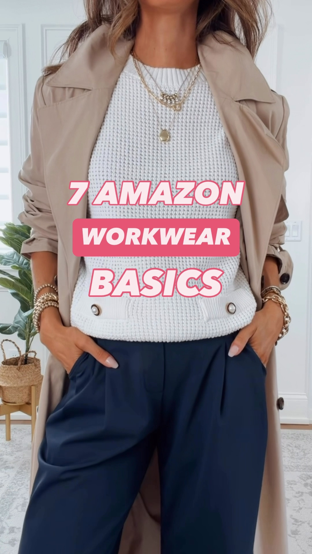 Workwear Basics - wearing xsmall pants with a 31 inch inseam. Come in lengths! I’m 5’6” for reference. Wearing a small top

#LTKWorkwear #LTKmomlife #LTKgrwm
