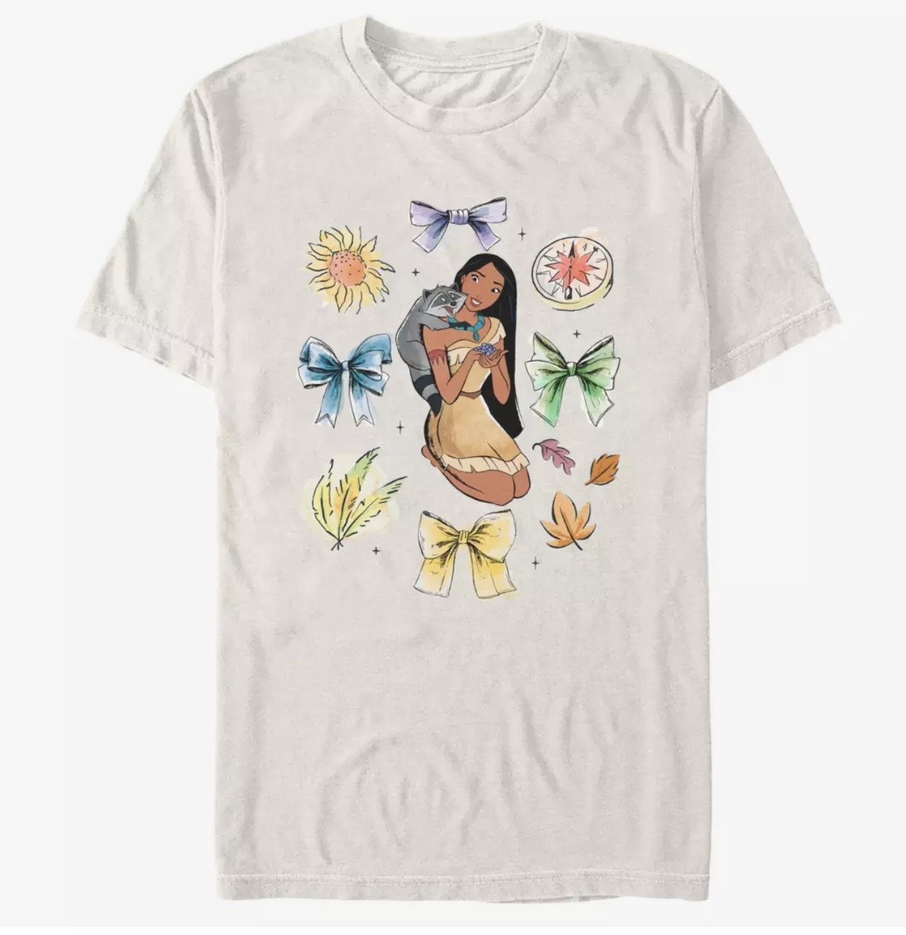 Pocahontas Disney Princess t shirt bow coquette