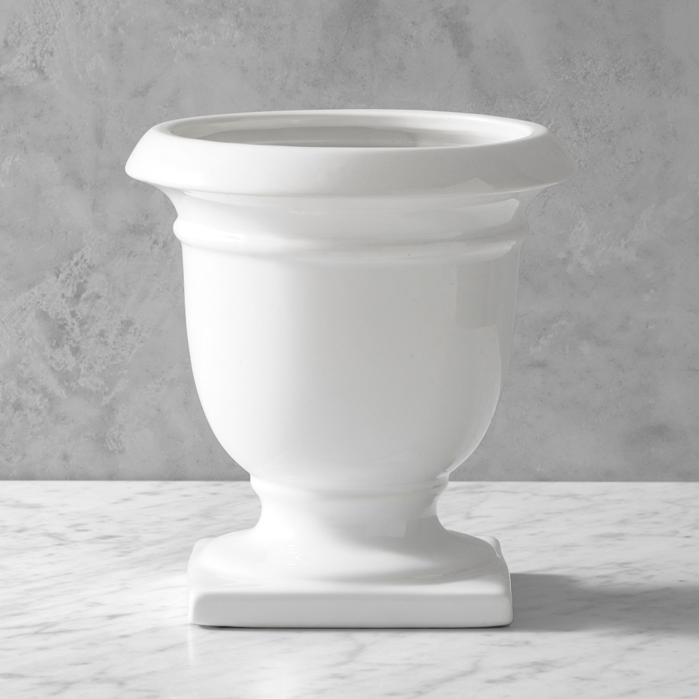 White Footed Vase | Williams-Sonoma