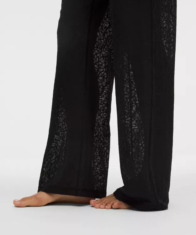 Paisley Lace Jacquard High-Rise Flared Pant | lululemon (AU)