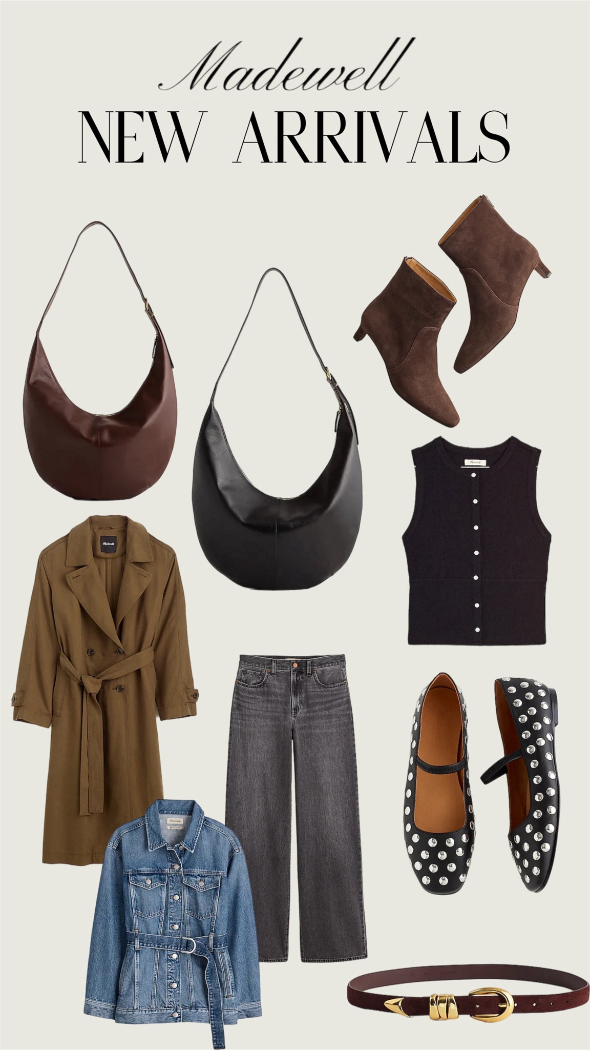 Madewell New Arrivals for Fall 

suede boots, suede flats, slouchy bag, trench coat, denim 

#LTKItBag #LTKSeasonal #LTKStyleTip