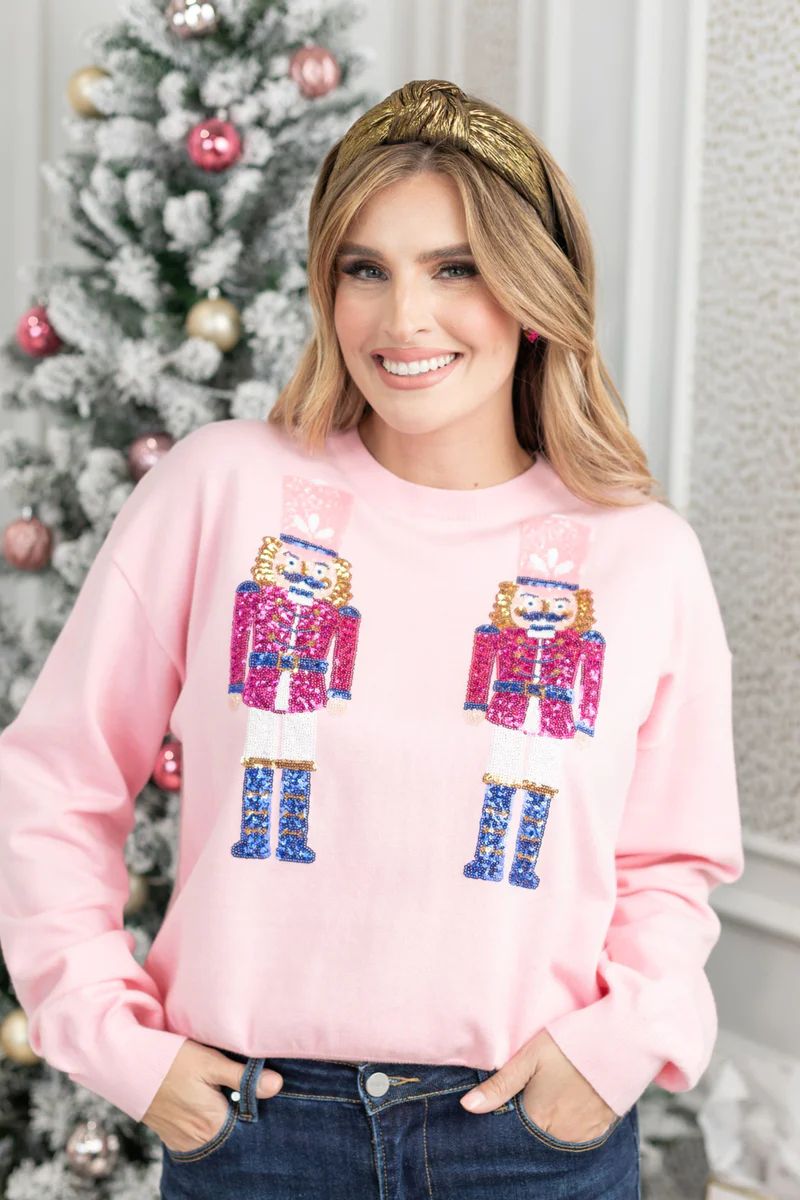 Clara Nutcracker Sweater- Pink | Avara