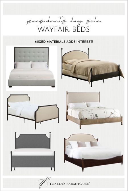 Stylish beds on the President’s Day Sale at Wayfair. 

Bedroom furniture, upholstered beds. 

#ltksalealert

#LTKSale #LTKFind #LTKhome