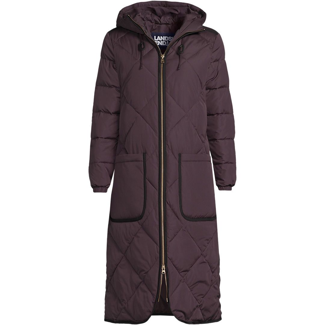 Women's Tall Insulated Quilted Primaloft ThermoPlume Maxi Winter Coat | Lands' End (US)
