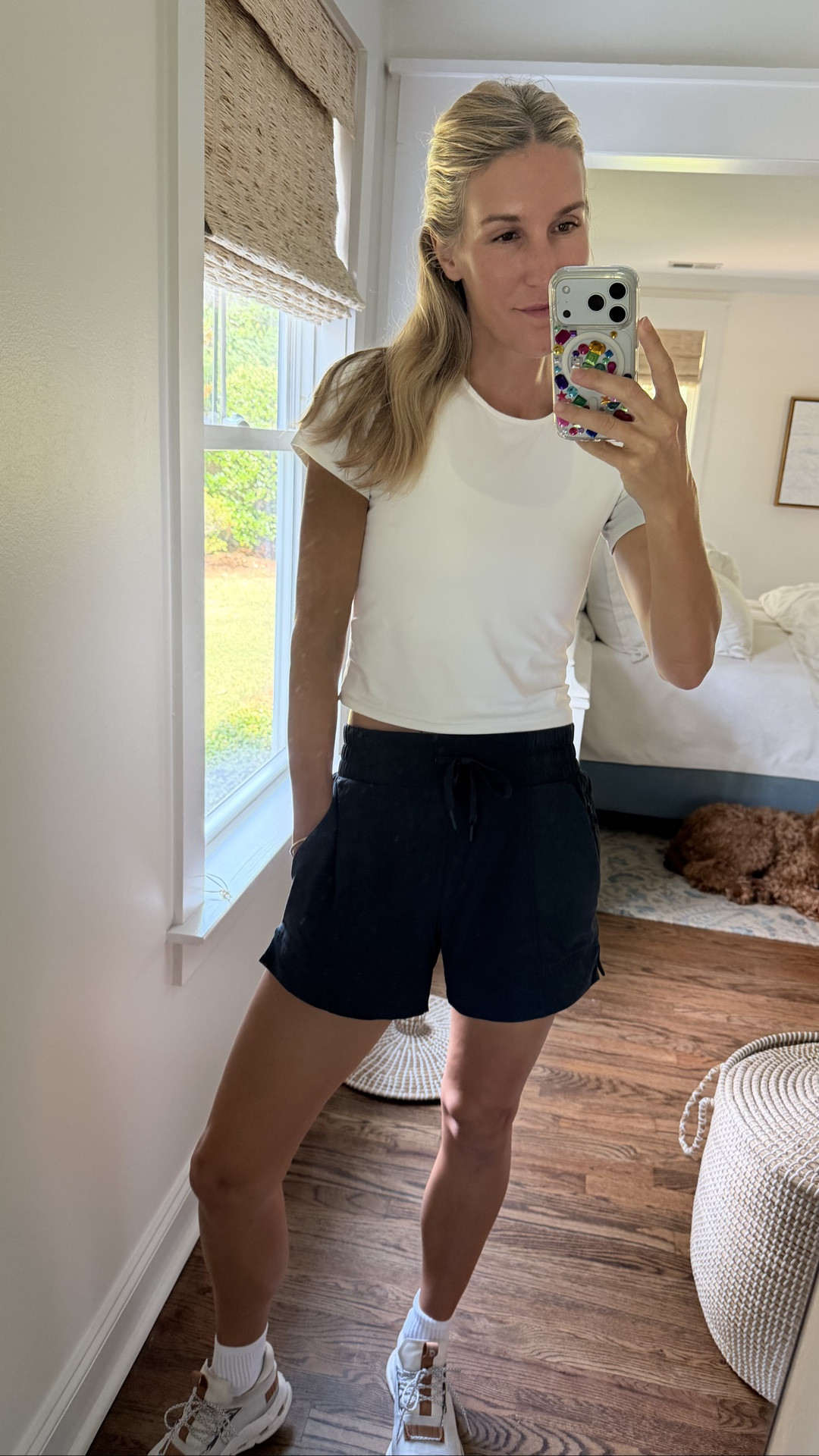 Morning camp drop off outfit! Wearing small top, xs shorts

#LTKTall #LTKActive #LTKfitnessgoals