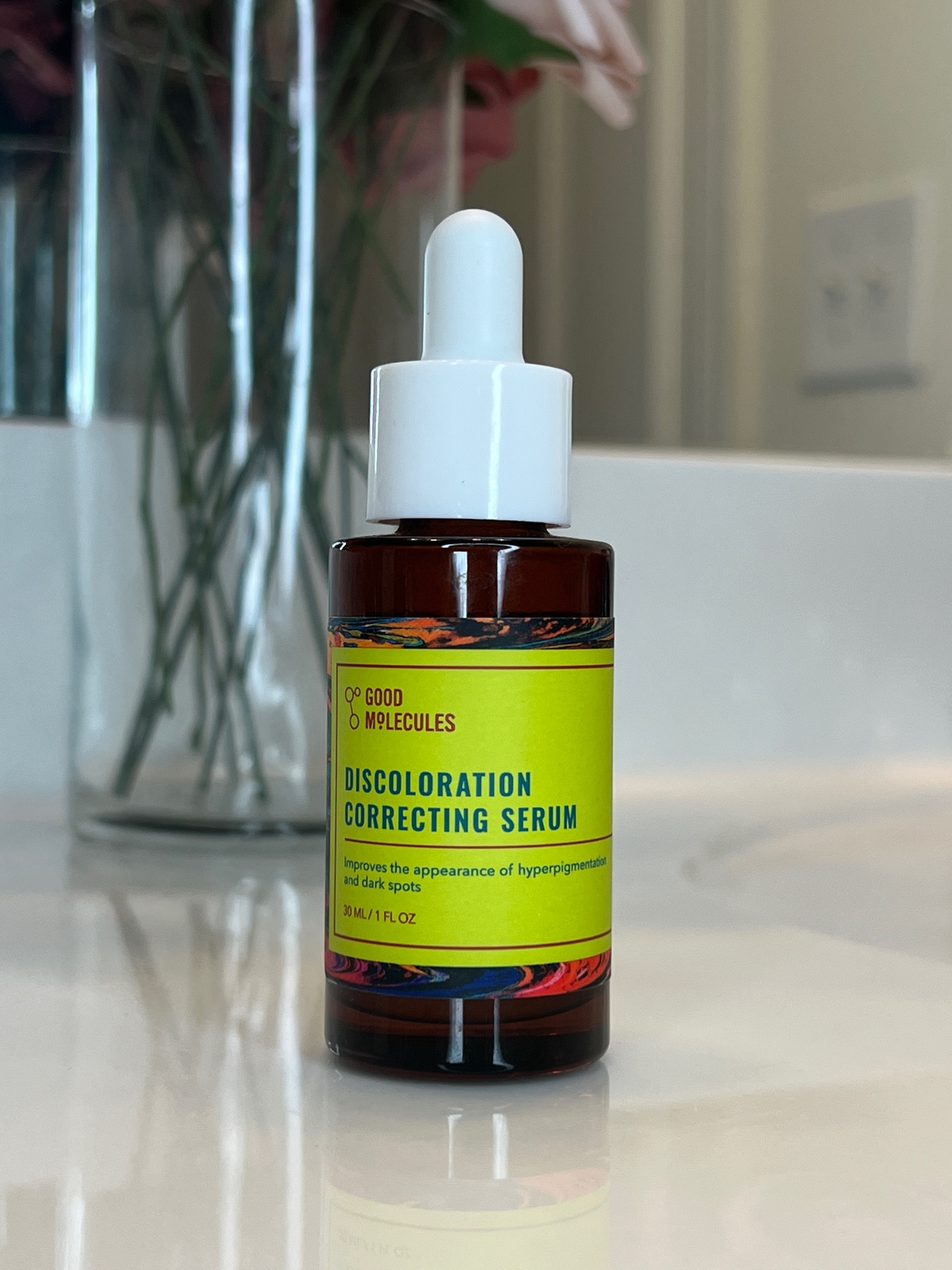 Good Molecules Discoloration Correcting Serum is a best seller and known to even dark areas on the skin. It’s a faithful serum used in my day and nighttime routine. 

#SkincareProducts
#AffordableSkincareProducts
#GoodMolecules