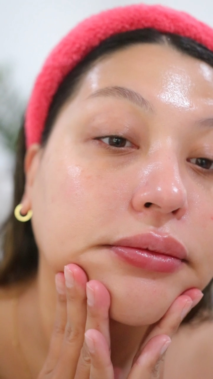 How I achieve glass skin. I do this skincare routine when I concentrate on moisture. Yes I can wear makeup with this routine but I allow the products to soak in for a minimum of 30min. Also since my concentration is skin I only use cream products + NO foundation when applying makeup. 