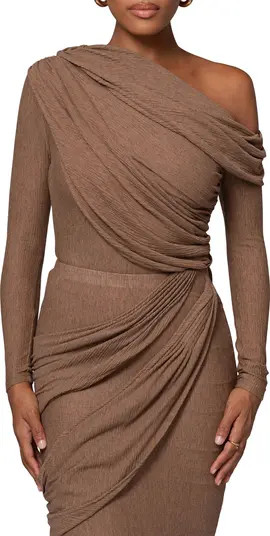 JLUXLABEL Draped One-Shoulder Bodysuit | Nordstrom | Nordstrom