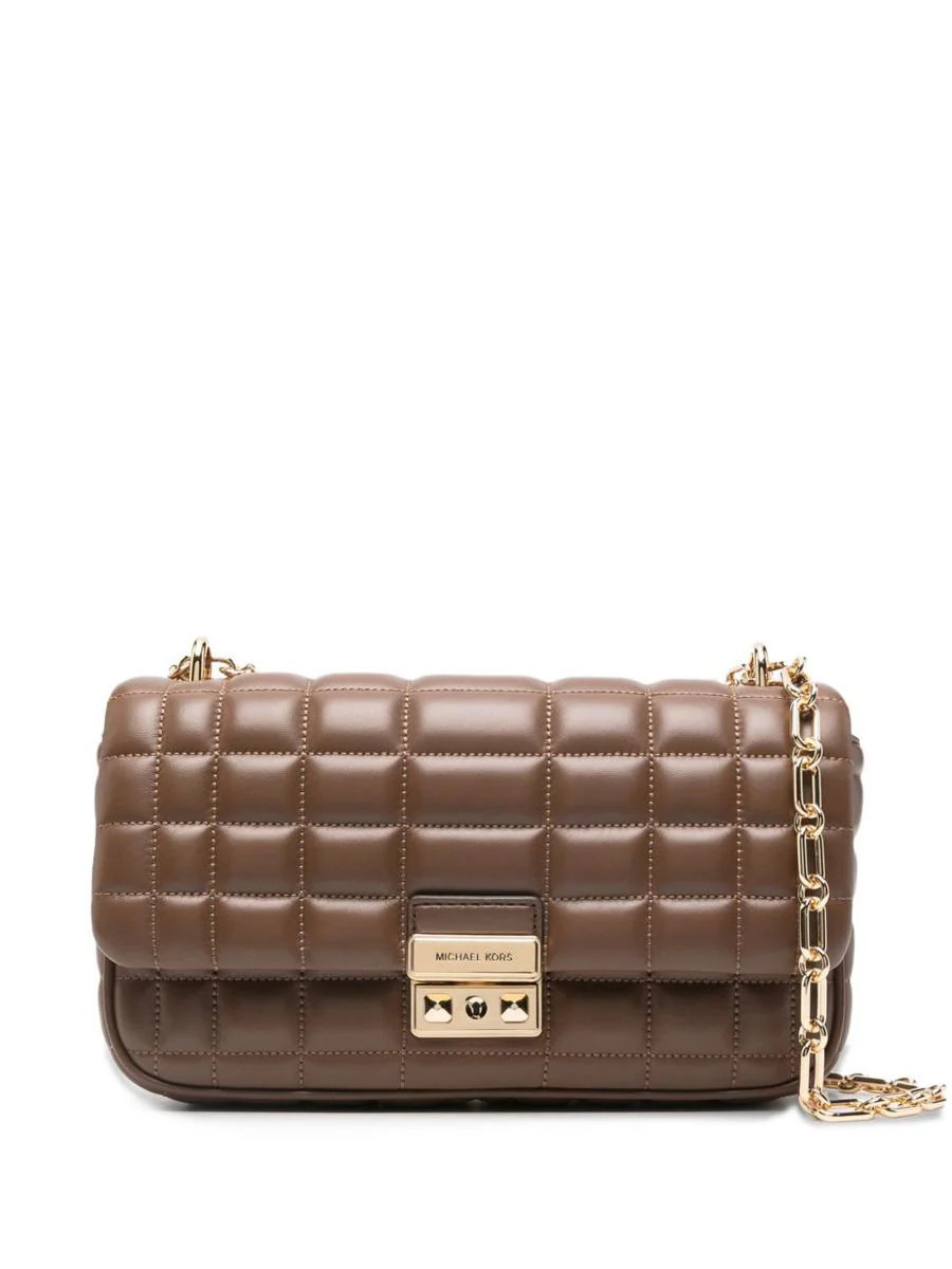 Michael Kors Brown Quilted Crossbody Bag | Baltini