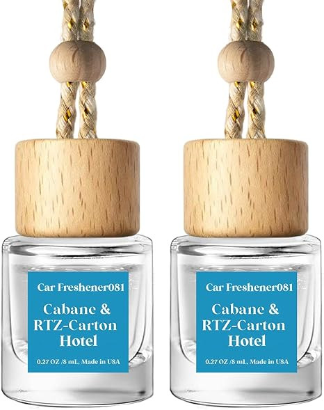 C Classy Car Air Freshener Hanging 2 Pack, Cabana Hotel Scent Essential Oil Diffuser for Cars, Lo... | Amazon (US)