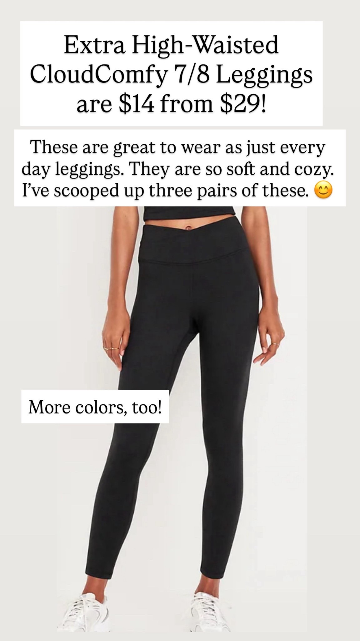 CloudComfy leggings are soft and cozy! These are great for every day wear. Only $14 right now!

#LTKSaleAlert #LTKootd