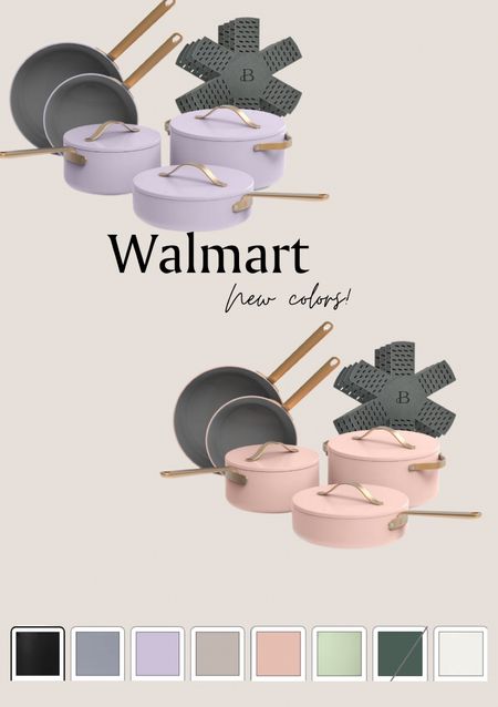 New colors & on sale! #walmartpartner 
I’m seriously smitten by the ceramic cookware that’s part of the Beautiful by Drew line. @walmart #walmarthome 
