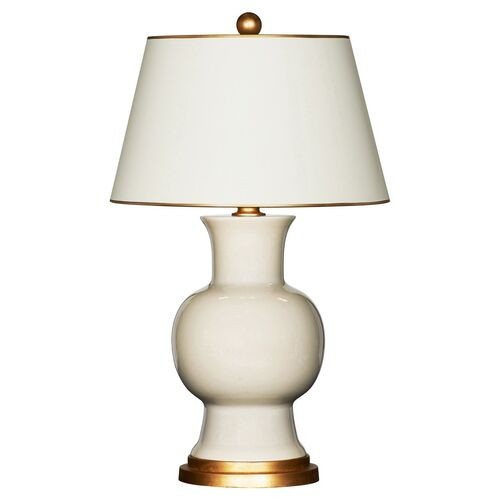 Emmy Table Lamp, Grey | One Kings Lane