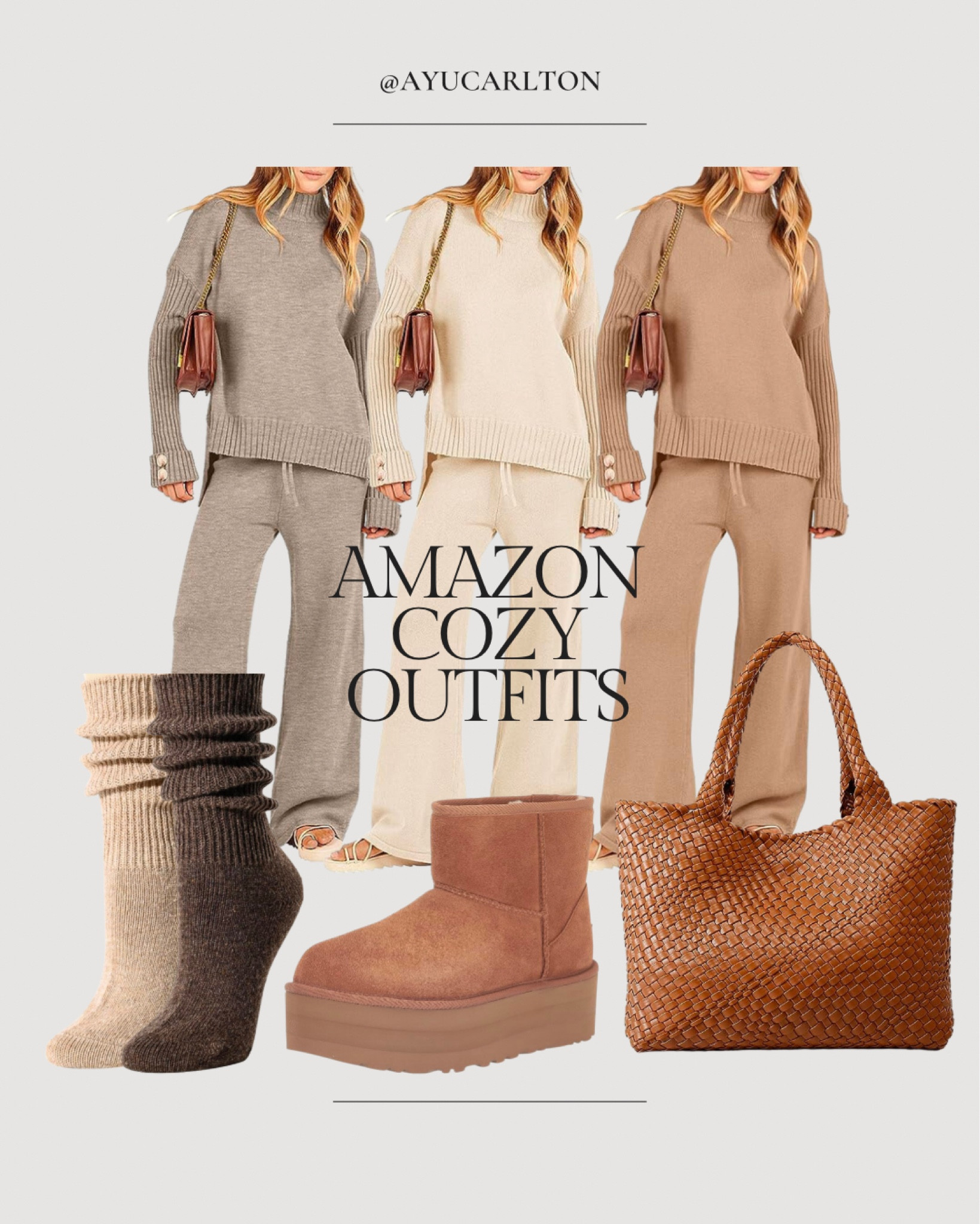 Cozy Fall Outfits

School drop off/pick up Outfits, Soccer mom outfits, fall fashion, Ugg boots, bag, slouchy socks

#LTKstyletip #LTKover40 #LTKmidsize