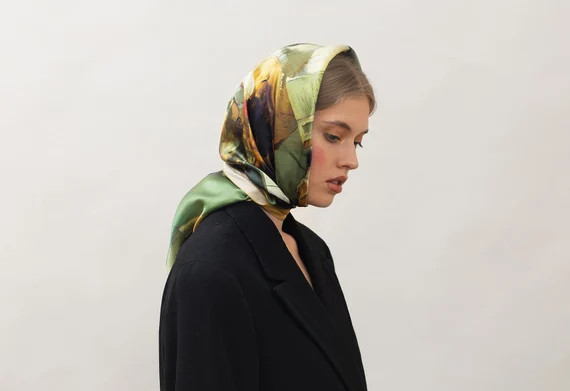 Medium Silk Scarf The Dance Class Printed Scarf | Etsy | Etsy (US)