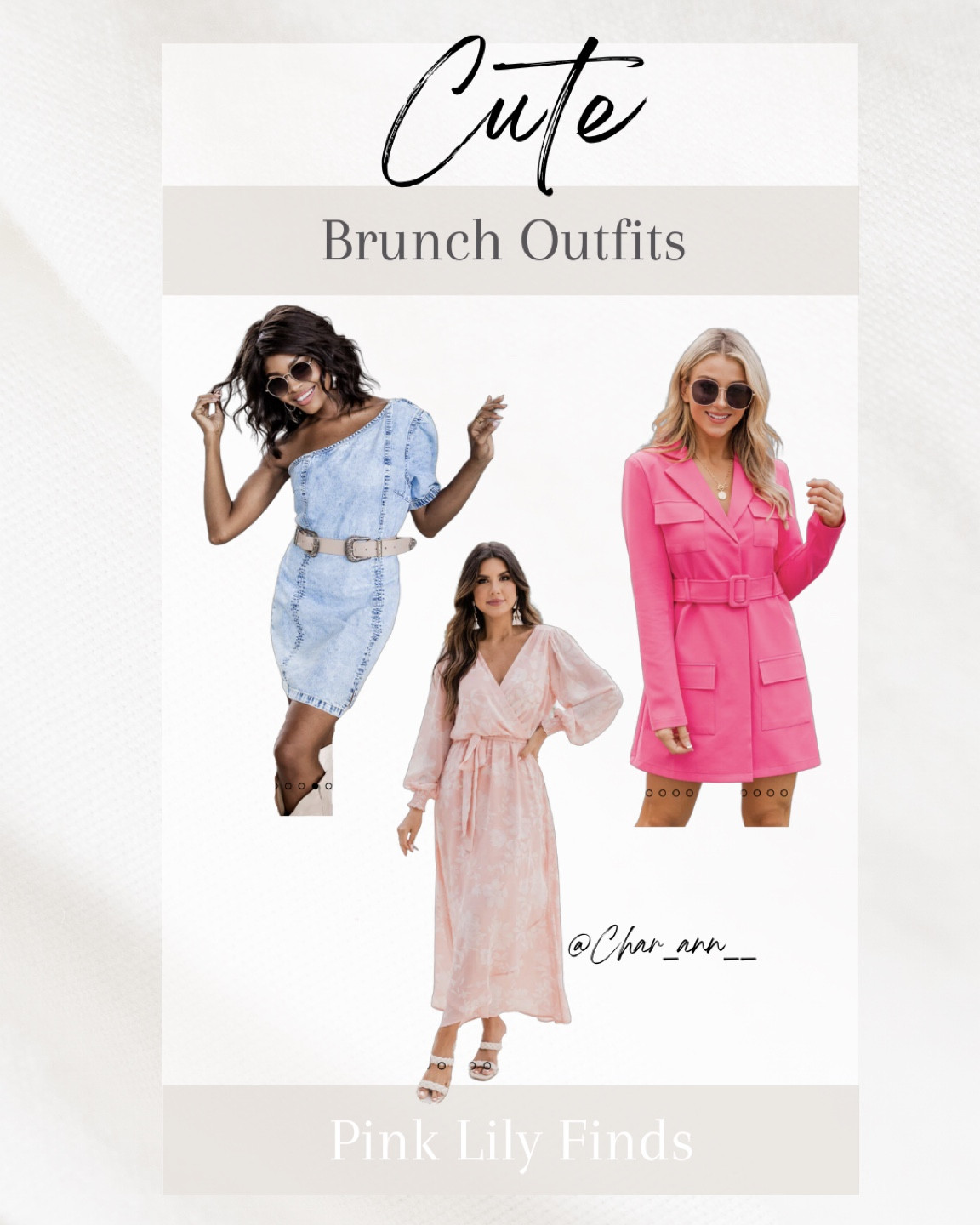 Brunch outfit inspo, casual cute outfits

#LTKstyletip #LTKworkwear #LTKunder100