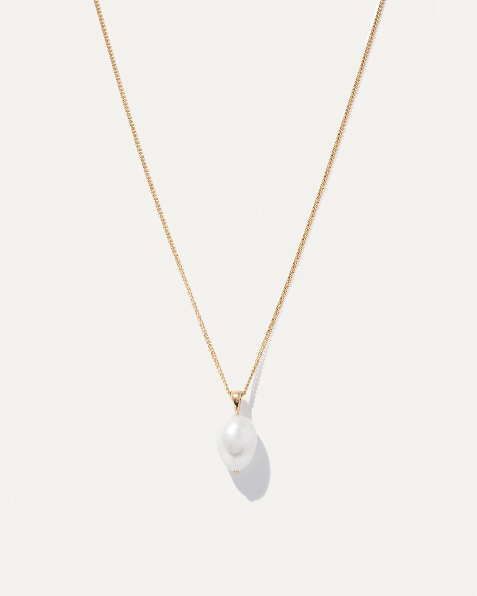 Baroque Pearl Pendant Necklace | Quince