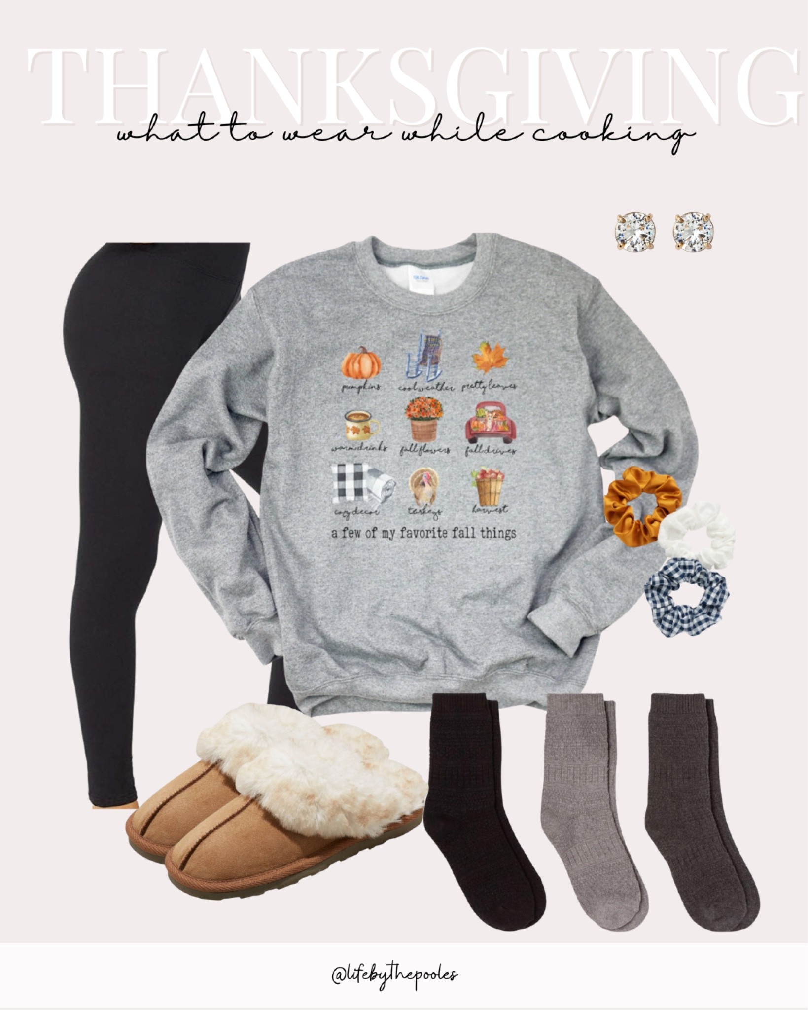 What to wear while cooking for thanksgiving, Thanksgiving day outfit, oversized sweater, leggings, fur slippers, #thanksgivingoutfit #falloutfit #casual #lounge #thanksgivingday 

#LTKHoliday #LTKstyletip #LTKSeasonal