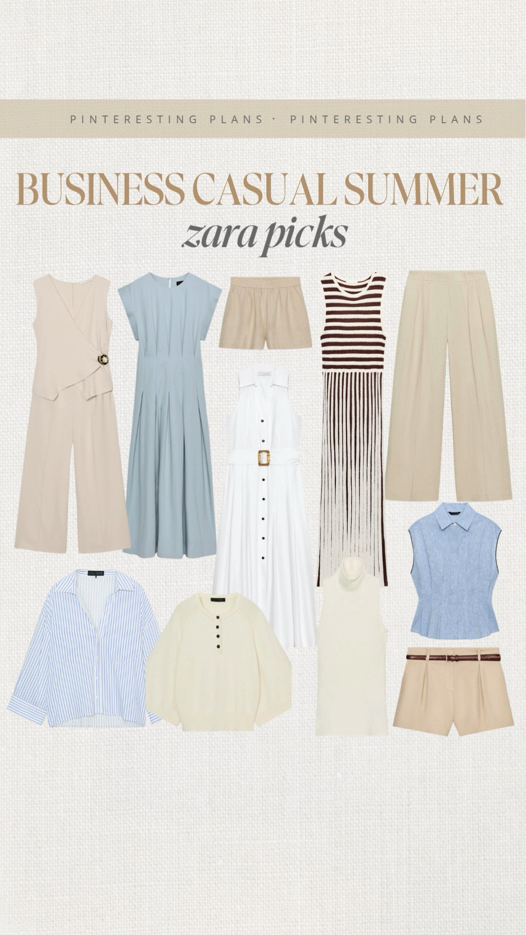 Business casual summer Zara pic picks 🙌🏻🙌🏻￼

#LTKdayinmylife #LTKootd #LTKWorkwear