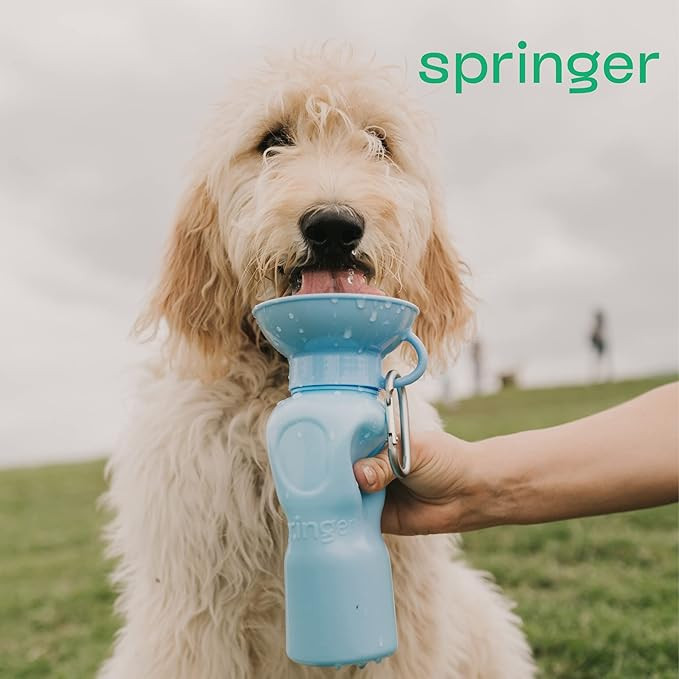 Springer Dog Water Bottle | Portable Travel Water Bottle Dispenser For Dogs - As Seen on Shark Ta... | Amazon (US)