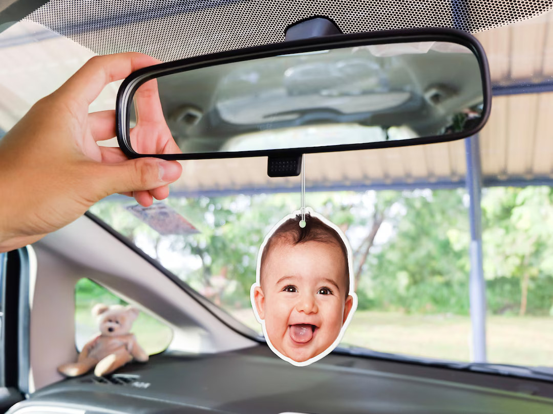 Custom Car Air Freshener, Car Scent Christmas Gifts for Dad Mom Car Air Freshener Car Freshie Pic... | Etsy (US)