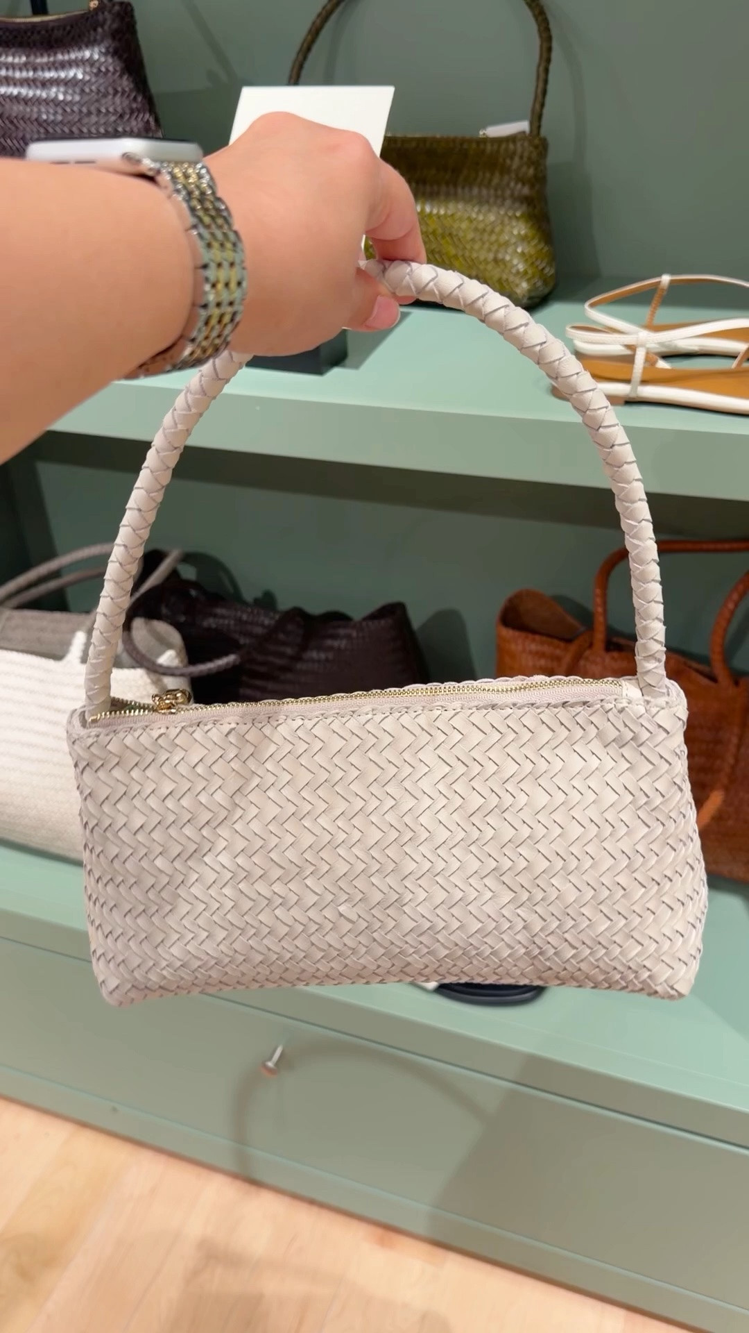 Popped into Madewell over the weekend and found the prettiest new handbag for summer! Love the smaller size, zip top and woven texture. This bag comes in a larger size too but I love this smaller version that’s the perfect size for holding all of the essentials! Available in 3 colors.

#LTKxMadewell #LTKWorkwear #LTKOver40