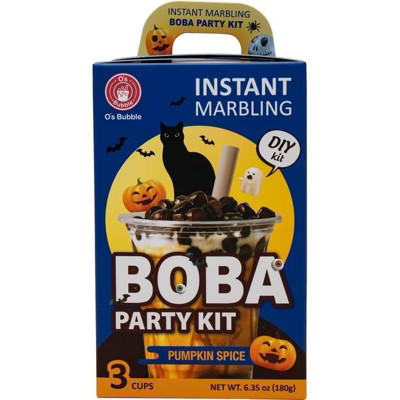 O's Bubble Pumpkin Spice Instant Marbling Boba Kit - 6.35oz/3ct | Target